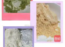 Illustration of homemade vegetable juice flower rolls 5