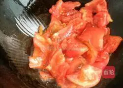 Illustration of how to make tomato and egg noodles 2