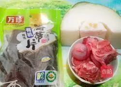 Winter Melon Illustration of how to make kelp soup 1