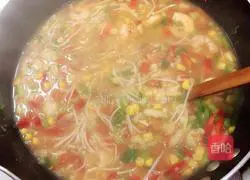 Illustration of how to make seasonal vegetable and shrimp soup 16