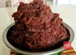  Illustration of how to make purple rice flour bean paste buns 4