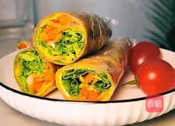 Illustration of how to make buckwheat burritos 9