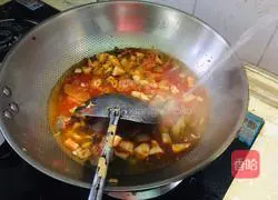 Illustration of how to make mutton braised noodles 7