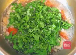 Illustration of a simple recipe for tomato pimple soup 7