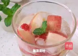 Peach soda Illustration of making sparkling water 5