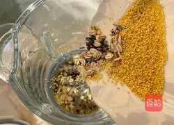Illustration of how to make milky millet cereal rice cereal 2