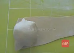 Illustration of how to make meat brown buns 18