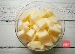 Sea Coconut Apple Lily Sweet Soup Illustration 4