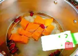 Pumpkin, Red Date and Lily Soup Illustration of how to do it 10