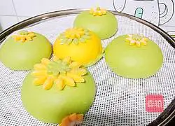 Illustration of how to make colorful steamed buns 10