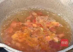 Enoki mushroom tomato and egg soup recipe 9