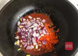 Illustration of how to make Italian shrimp noodles 5