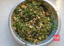 Vegetarian Illustration of how to make stuffed buns 3