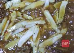 Illustration of how to make ginger-fried duck 5