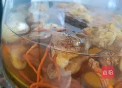 Mushroom, lotus root and pork ribs soup recipe 1