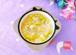 Illustration of how to make rock sugar grapefruit and kiwi fruit 10