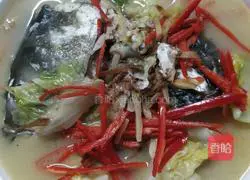 Illustration of how to make fragrant fish head soup 15