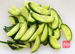 Cucumber eggs Illustration of how to make soup 2