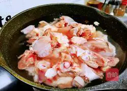 Chicken Illustration of how to make stewed potatoes 2