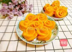 Illustration of how to make rose steamed buns 1