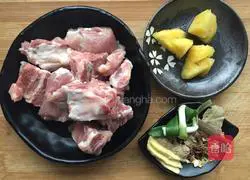 Illustration of braised pork ribs 1