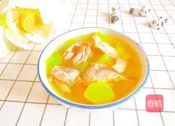 Illustration of how to make lettuce and chicken soup 15