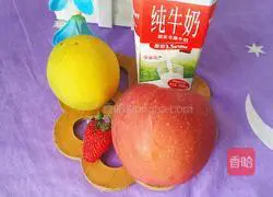 Illustration of how to make Anxin milkshake 1