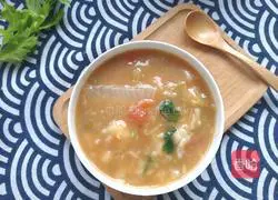 Illustration of how to make cabbage pimple soup 1