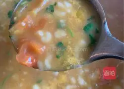 Tomato and Egg Gada Soup Recipe Illustration 22