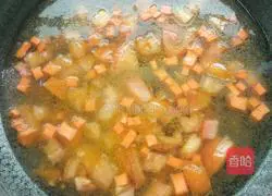 Illustration of how to make hot and sour tomato soup 11