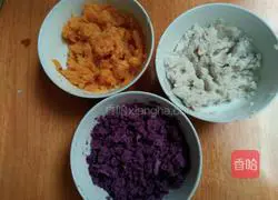 Illustration of how to make taro balls and sago 4