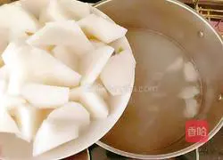 White radish, tofu and mutton soup Illustration of how to do it 11