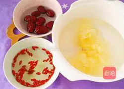 Red dates, tremella, rose tea Practice illustration 2