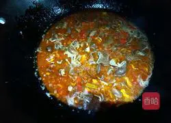 Illustration of how to make fat intestine noodles 10