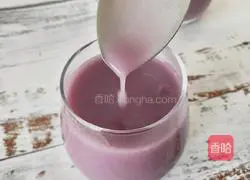 Purple sweet potato rice paste recipe 4