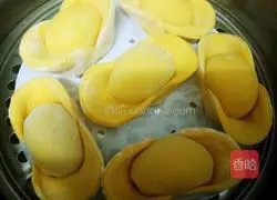 Yuanbao Bean Paste Bun Recipe Illustration 14