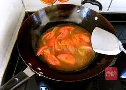 Illustration of how to make seaweed, tomato and egg drop soup 5