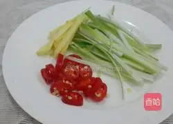 Illustration of how to make peacock open fish 2