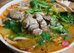 Illustration of how to make Huajia noodles 14