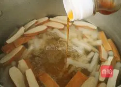 Illustration of how to make white radish and tofu soup 7