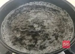 Illustration of how to make vinegar, pepper, corn, tofu and egg soup 9