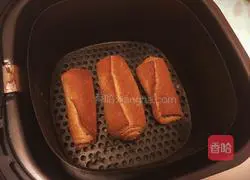 Illustration of how to make peanut-flavored bread handmade snacks (air fryer version) 13