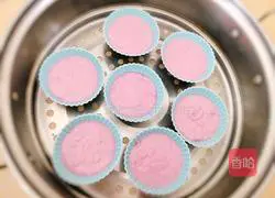 Illustration of how to make purple sweet potato rice cake 6