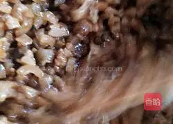 Illustration of how to make pork-skin buns (pork-skinned chives) 11