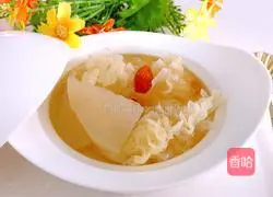 Snow pear and white fungus soup recipe 12