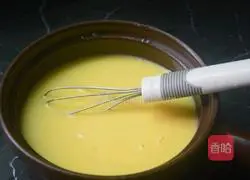 Illustration of how to make steamed oyster custard 2