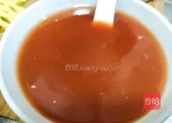 Illustration of how to make pineapple sweet and sour meat 5