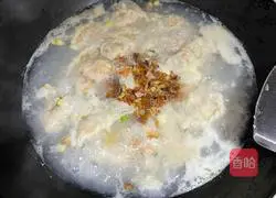 Green vegetable and seafood dumpling soup recipe 5