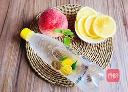 Illustration of how to make peach soda 1