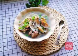 Enoki mushroom and clam soup recipe 10
